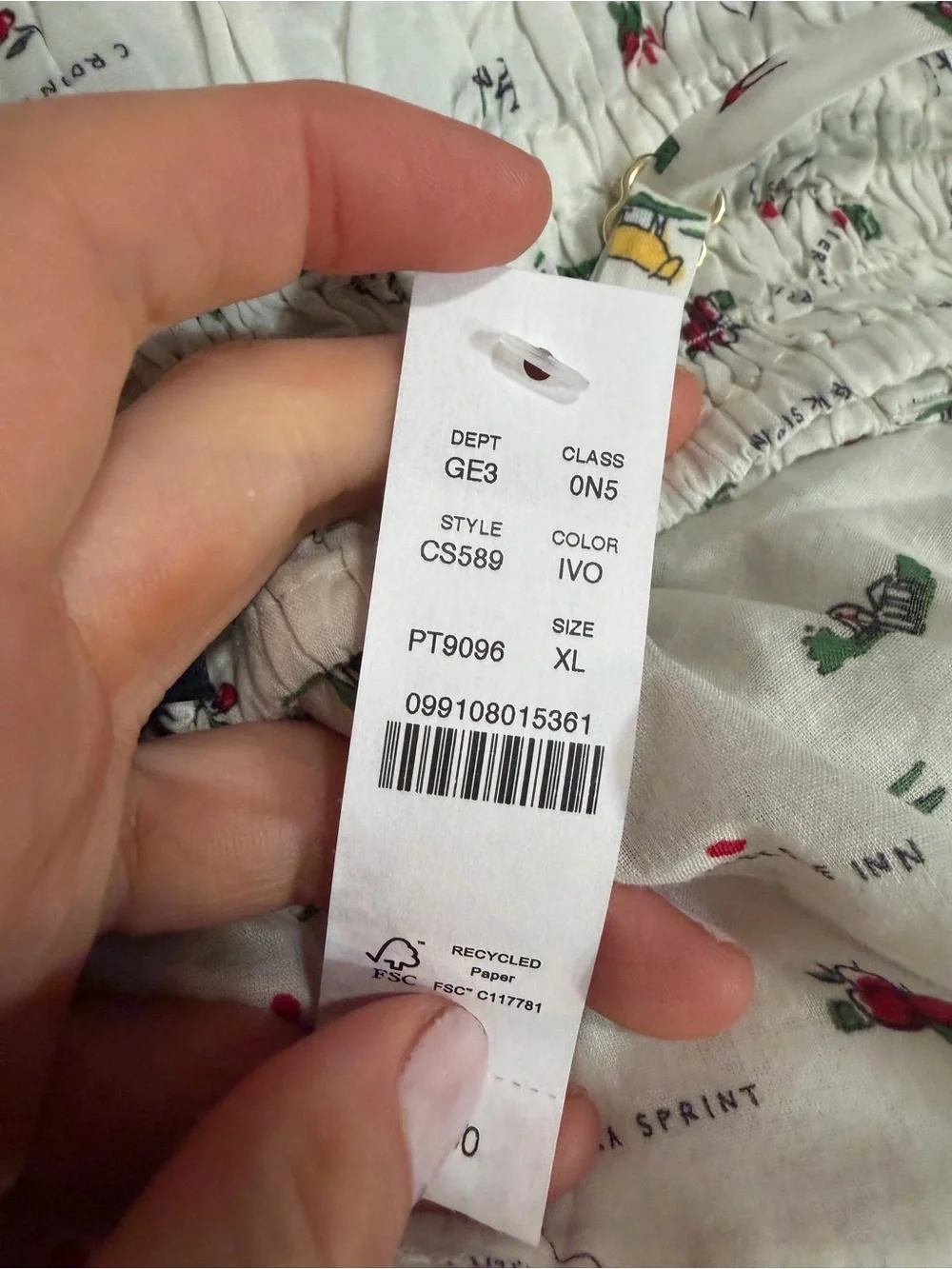 J crew Smocked mini dress in map-print cotton voile